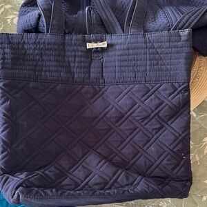 Vera Bradley Deep Blue Quilted Tote